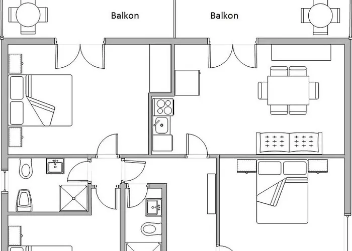 Apartment Mit Grill- Terrasse Und Garten By Interhome